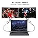 immagine 6USB C HDMI, QGeeM Cavo adattatore da USB C a HDMI, 1,8 m, 4 K a 30 Hz, da USB tipo C a HDMI Thunderbolt 3, compatibile con MacBook Pro 2018, iPad Pro, Samsung S9 S10, Surface Book 2, Dell XPS 13/15 …