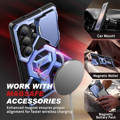 Image of TONGATE for Samsung Galaxy S26 Ultra Case with Magnetic Stand, Blue