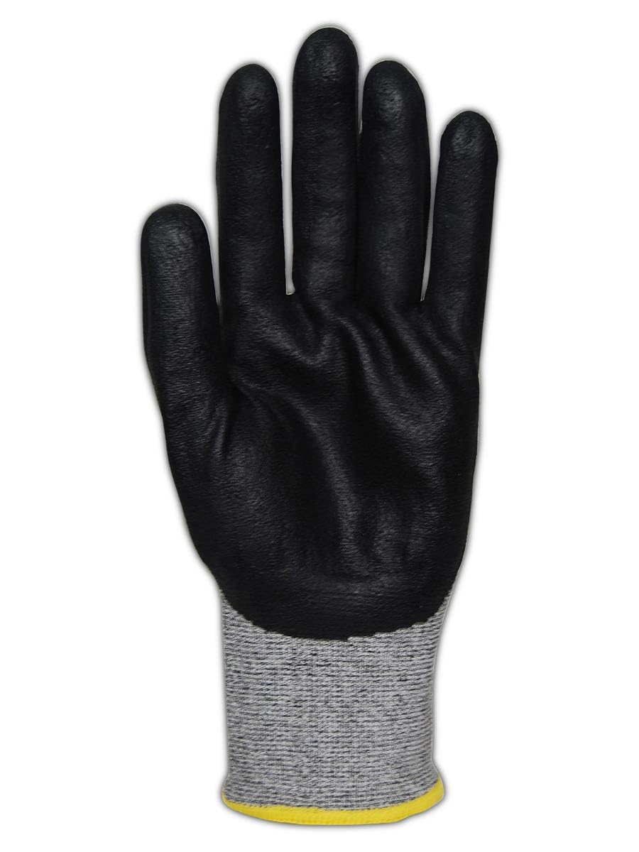 MAGID D-ROC ANSI A3 Liquid-Absorbing Foam Nitrile Coated Work Gloves, 144 Pairs, Size 11/2XL (GPD583)