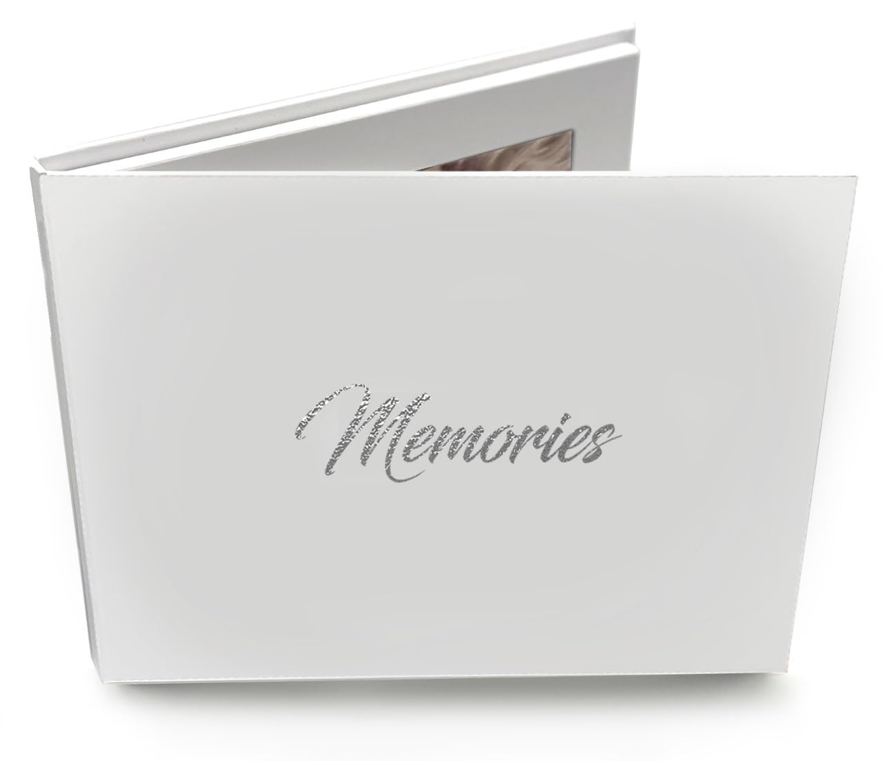 Sponsored Ad – 7" IPS HD Video Memory Book - 'Memories' Silver Foiled on Cover - A5 Hard Backed Video Brochure - 4GB memory, allows 4 hours playtime