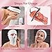 ONLUKY Red Light Therapy Mask for Face,Cordless LED Face Mask Light Therapy with Neck Device,USB C Rechargeable,Infrared Light Therapy Mask for Home Working Travel Yoga Sleep.