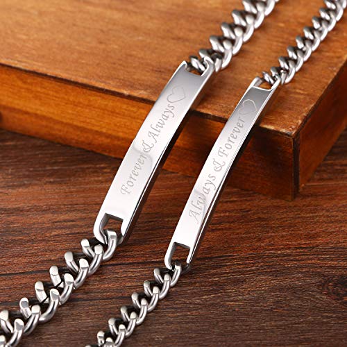 Cupimatch-2pcs-CZ-His-and-Hers-Couple-Bracelets-Set-Adjustable-Titanium-Stainless-Steel-Always-Forever-Forever-Always-Love-Matching-Bracelet-Link-Jewelry-Set