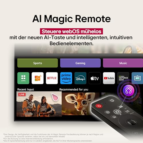 Lg OLED65B59LA TV (165 cm) 4K OLED AI TV (α8 Gen2 4K AI Prozessor 65 Zoll – Bild 13