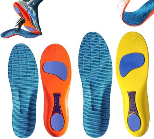 Norelie Comfysole Original, Pressure Relief and Arch Support,Comfort Orthopaedic Insoles,Norelie Plantarfasziitis,Comfort Men's and Women's Insoles (Mixed, 43-44)