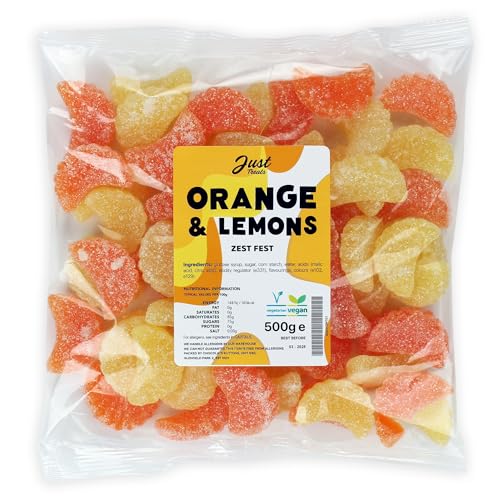 Just Treats Orange & Lemons (500g Share Bag)