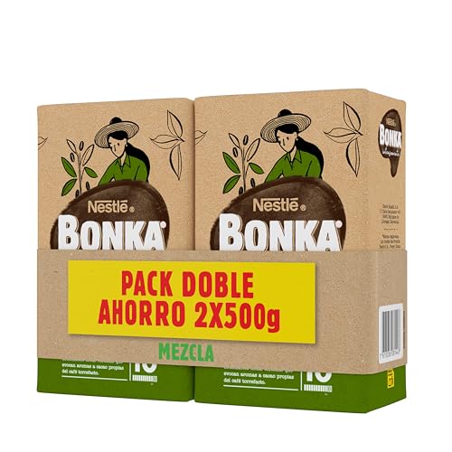 Bonka Café Molido Mezcla 2 x 500 g Pack Ahorro