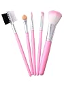 SHISHI Makeup Kit with 5 Pink Makeup Brushes, 3in1 Combo, 36H Eyeliner, Kajal, Compact, 5in1 Lipstick, Fixer, Primer, Contour, Foundation, 3 Makeup Puffs - (Pack of 20) gallery image