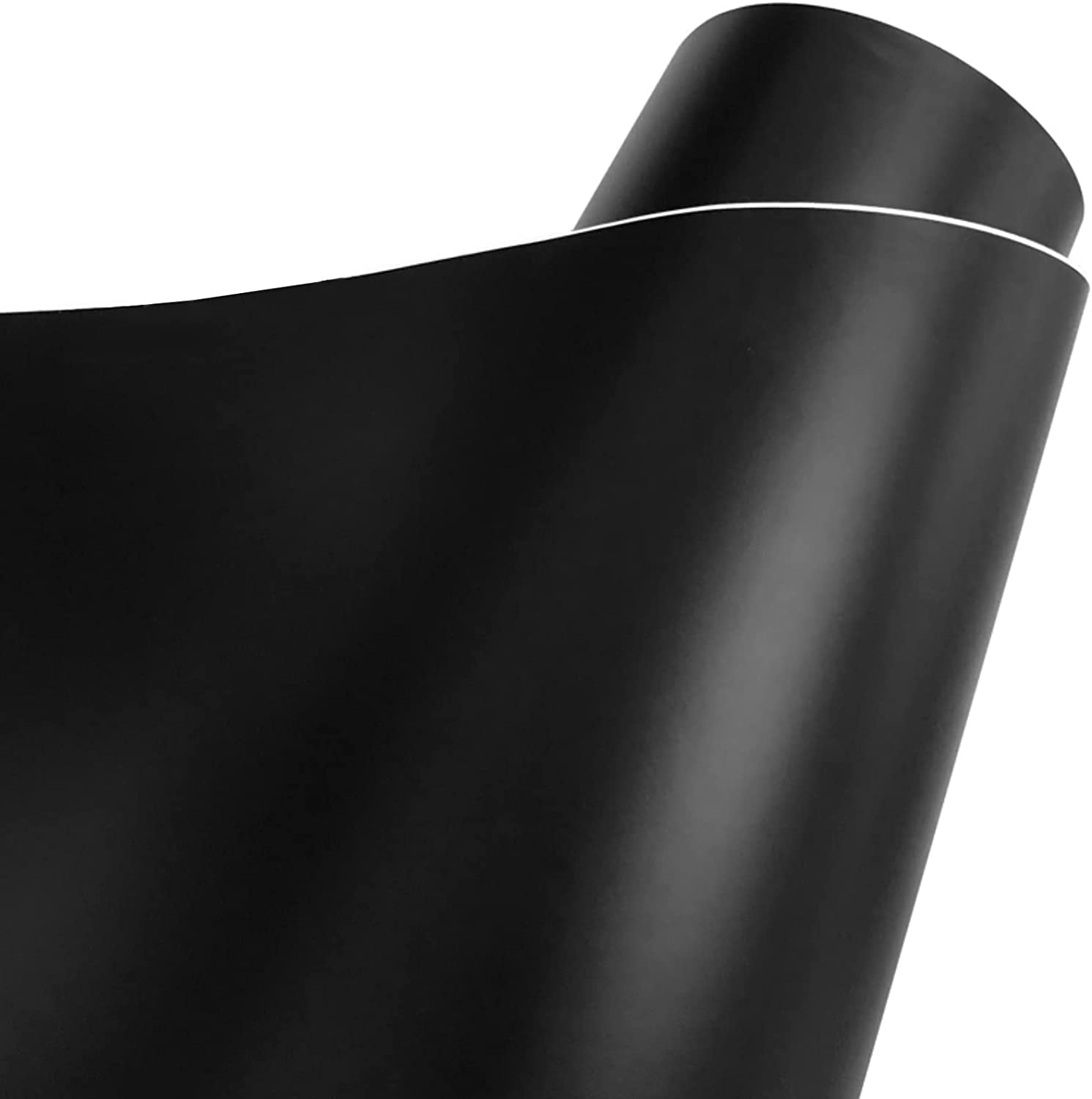 HAPPYMATES Matte Black Car Vinyl Wrap Roll Self Adhesive Film with Air Release Technology 2FT x 5FT-image-6