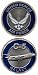 United States Military US Armed Forces Air Force C-5 Galaxy Airplane - Good Luck Double Sided Collectible Challenge Pewter Coin