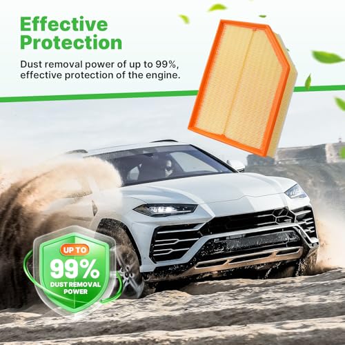 Image of Engine+Cabin Air Filters Set Fit for 2019-2025 Volvo S60 L4 2.0L
