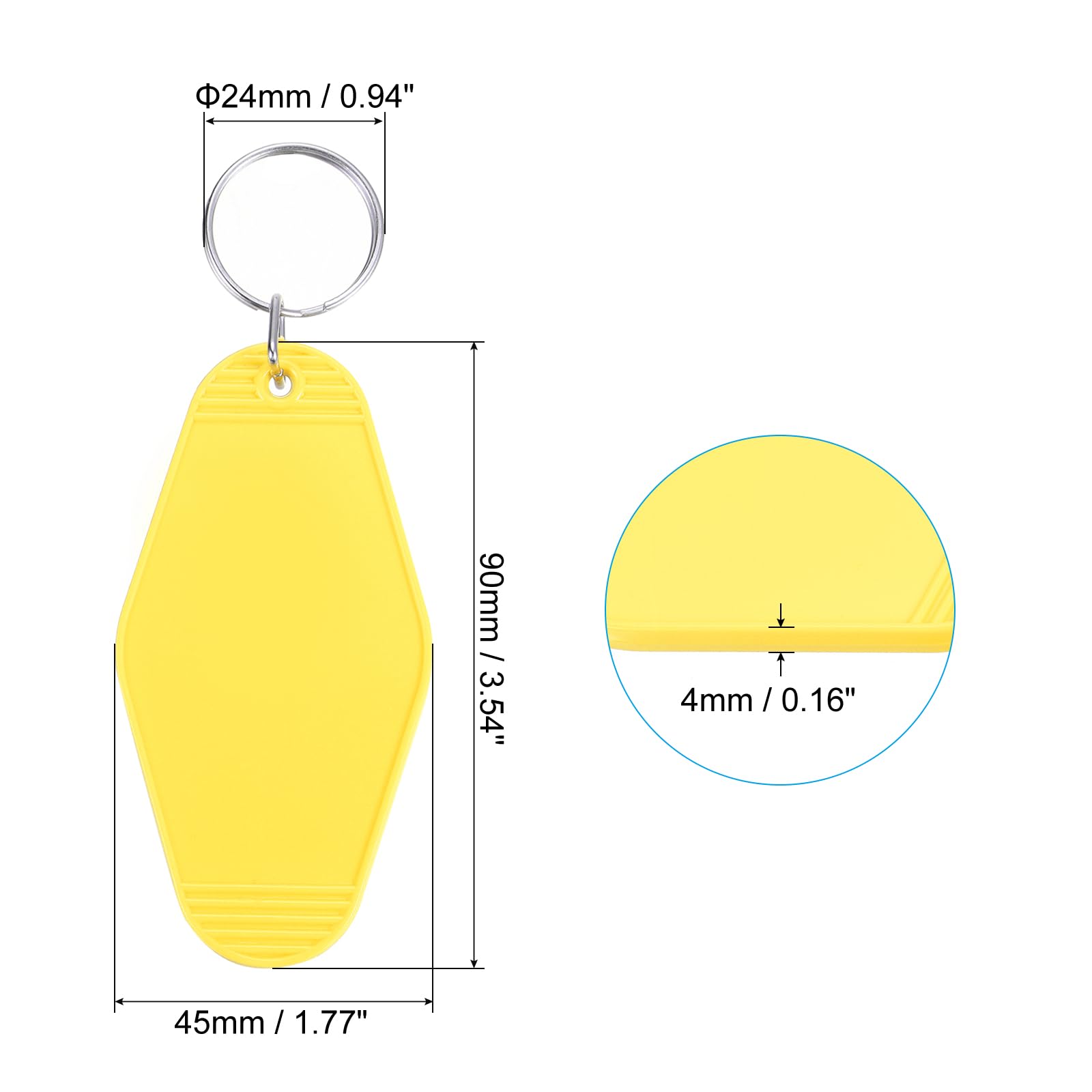 PATIKIL Vintage Motel Keychain - Image 2