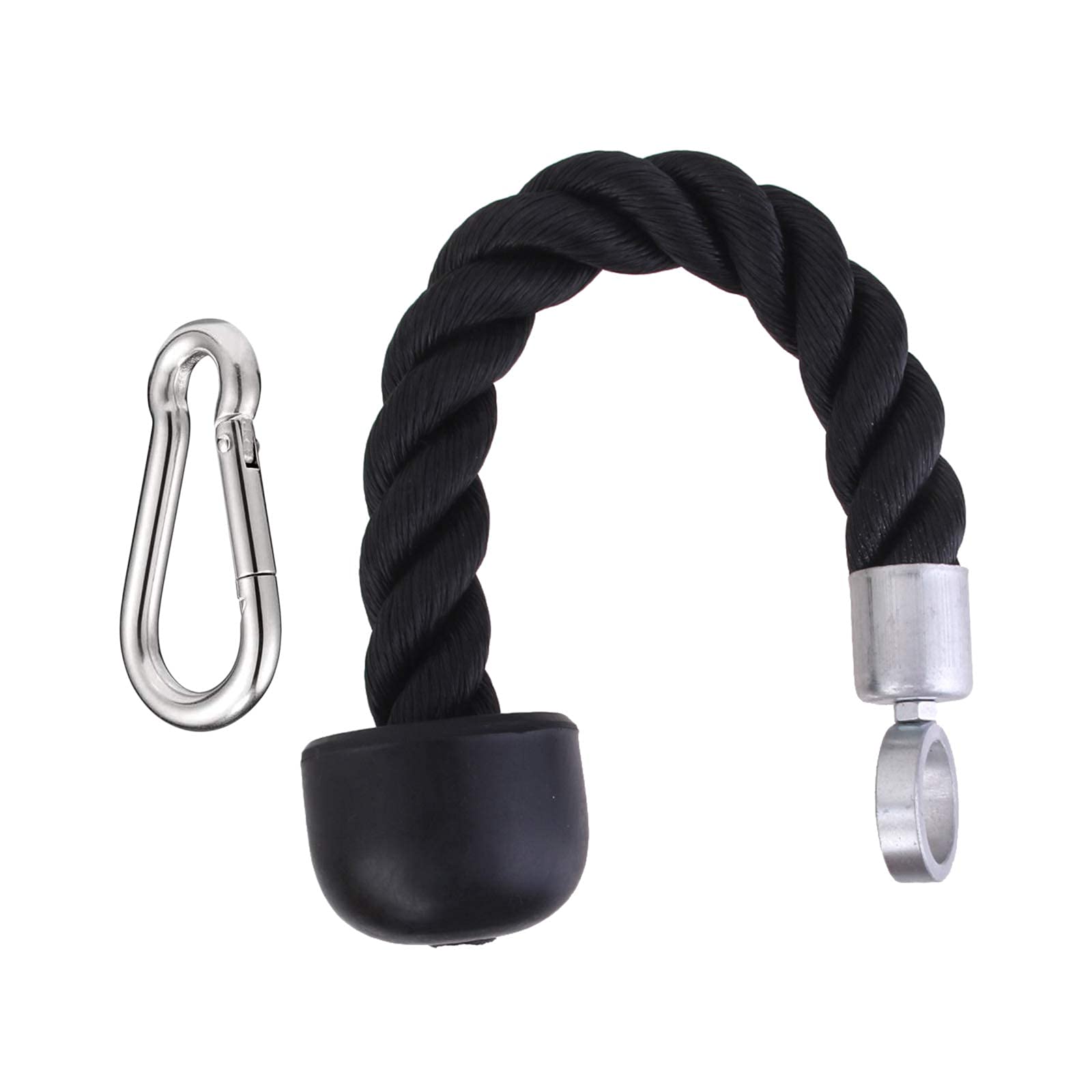 トレーニング器具　シングルハンドル　ケーブルアタッチメント　鎖　カラビナ付き トレーニング器具シングルハンドルケーブルアタッチメント鎖