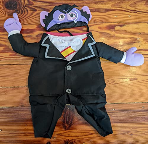 Disfraz perro The Count Sesame Street pequeño miniatura 6