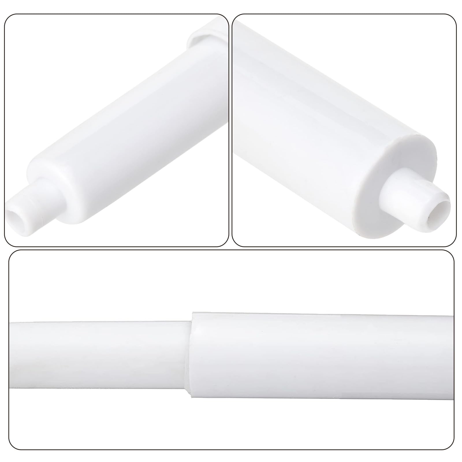 2 Soportes De Plástico Para Rollo De Papel Higiénico, Portarrollos