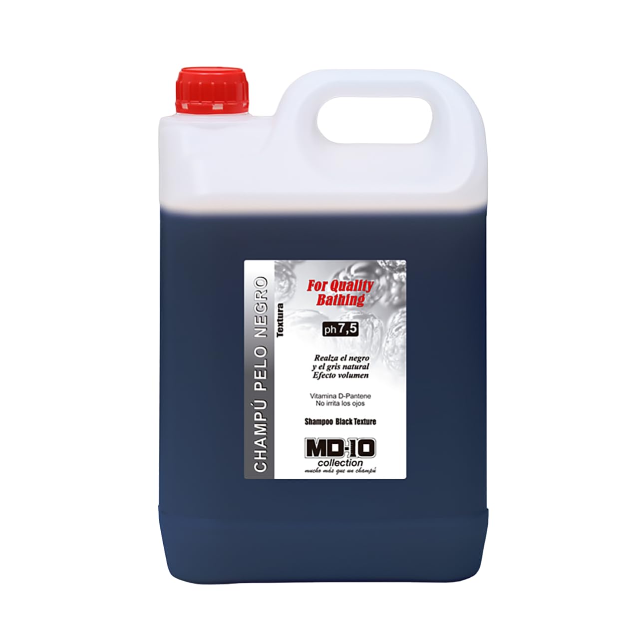 MD-10 COLLECTION Champú Volumen Perro – Champu para Perros Pelo Negro – Champu Perros Pelo Corto y Largo – Champu Vegano y Biodegradable (750ml)