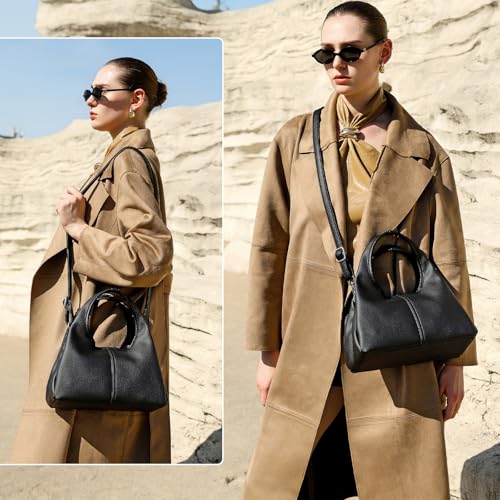 Image of MYHOZEE Crossbody Purses for Women, Leather Handbags Designer Shoulder Tote Bag Ladies Satchel Bags