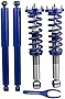 maXpeedingrods Complete 2 Front + 2 Rear Shock Absorber Struts for F-150 RWD (04-08), for Mark LT RWD (06-08) Non Adj. Height & Damper