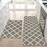 Homcomoda 2Piece Anti Fatigue Kitchen Floor Mat Comfort Heavy Duty Standing Mats Waterproof Non Slip Kitchen Rugs Indoor Outdoor(17