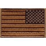US Desert Brown Reverse Flag Patch