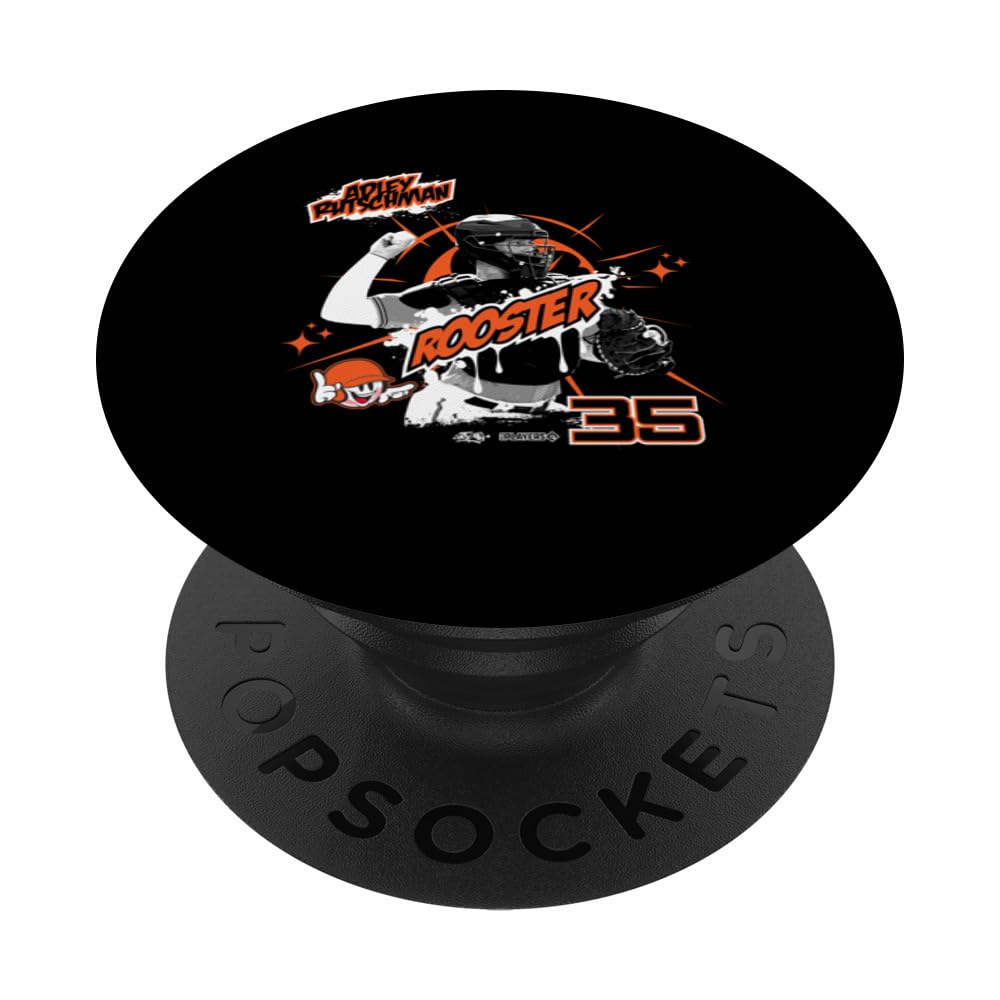 Adley Rutschman Baltimore Baseball Sket One x MLB Players PopSockets Swappable PopGrip, Black