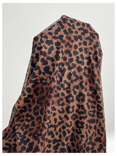 Image of BEAUDRM Women's Y2k Plus Size Glitter Midi Long Dress Leopard Cheetah Split Mesh Tank Dress Party Rave Outfits Multicolor Large Plus