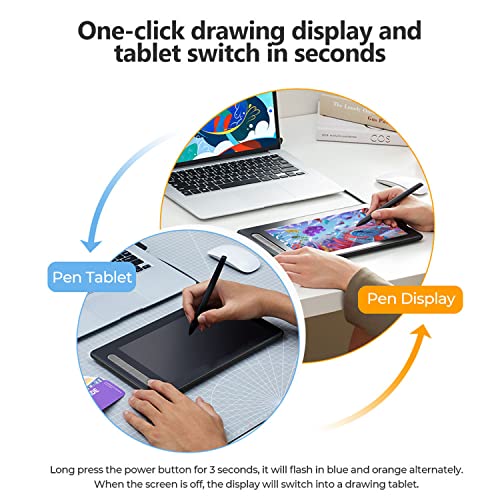 Xp-Pen Xppen 10 Inch Drawing Tablet Artist 10 2Nd,Computer Graphics Tablet With X3 Stylus,Digital Drawing Pad With 8192 Levels Pressure Sensitive & 6 Shortcut Keys,Designed For Pc,Laptop,Android thumb #7
