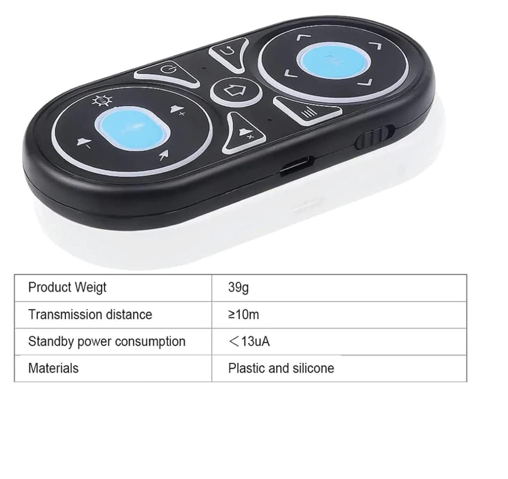 QAWACHH Wireless Smart Remote Control Motion Sensing Game IR Learning Buttons 4