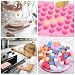 Silikonformen Backen 4 Stück Backmatte Hundekekse Bpa-frei Schokoladenform Silikon DIY Backen Set mit Tropfer und Bürste Hitzebeständig Antihaftend Silikonformen für DIY Schokolade, Süßigkeiten, Kekse