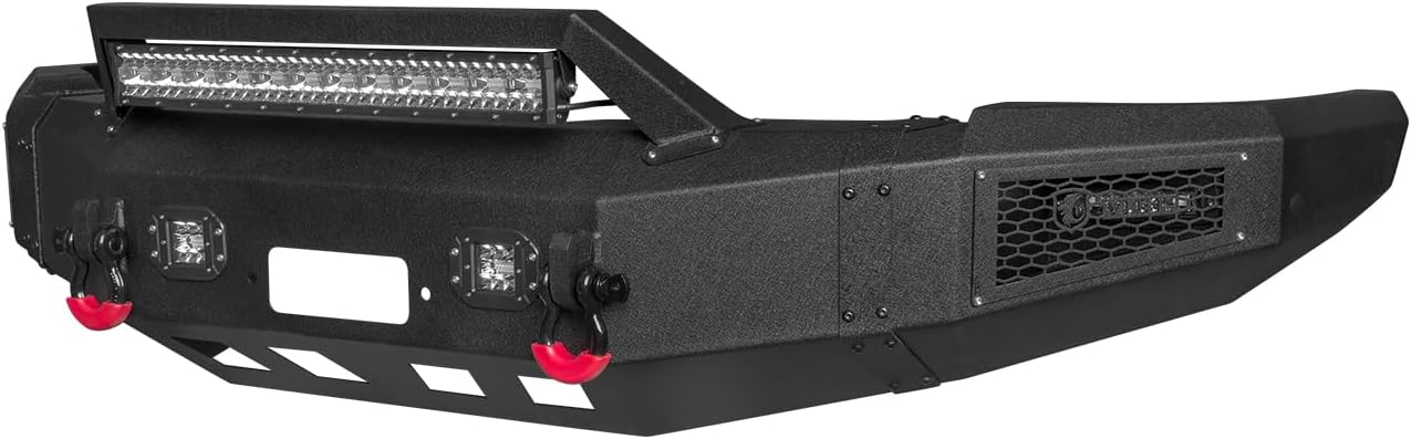 Vijay Front Bumper Fits 2010-2018 RAM 2500/3500 with Winch Plate and Lights