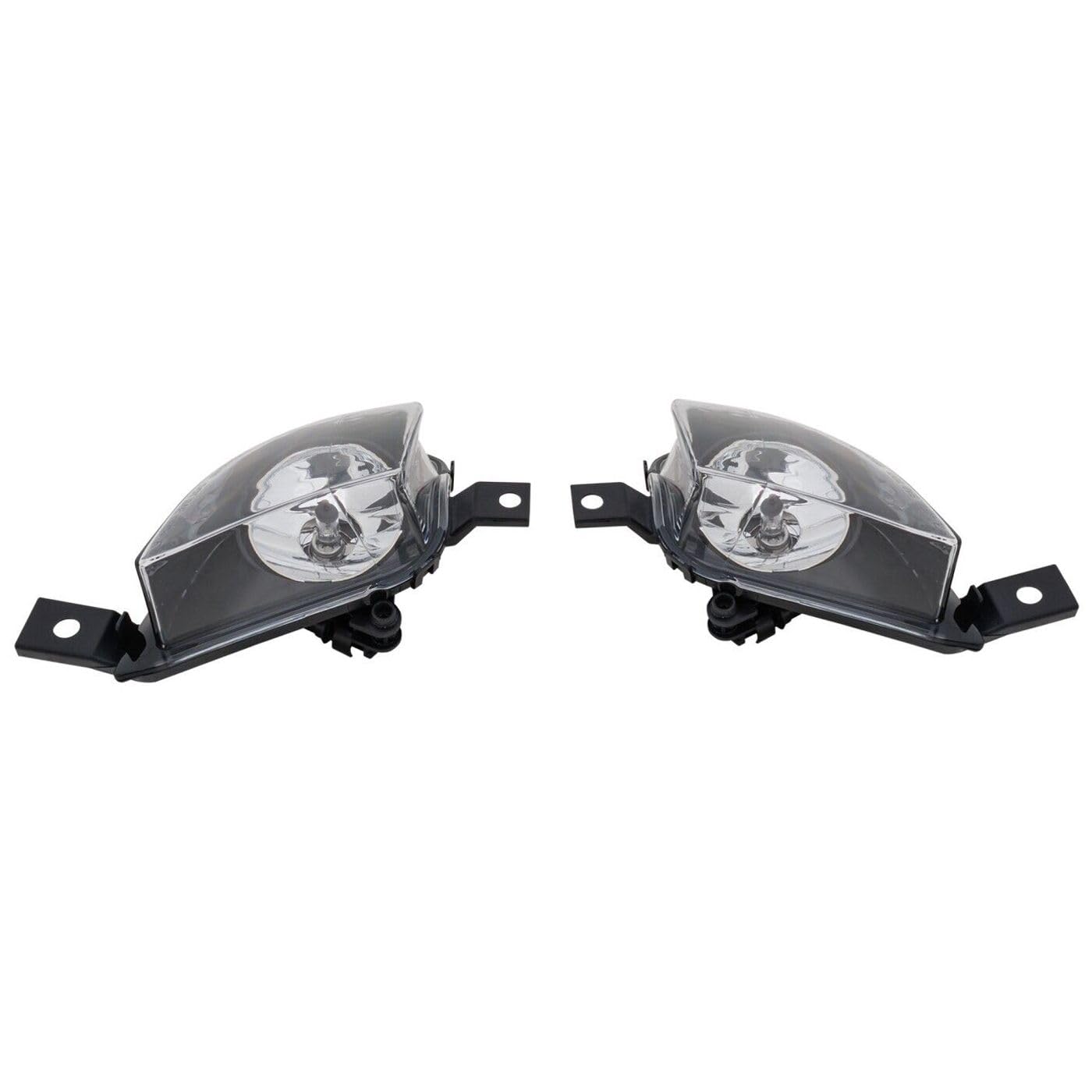 Juego De 2 Embellecedores De Luces Antiniebla Para BMW 328 Sedán 2012-2015 - Color Negro Texturizado
