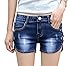 Govc Women Casual Summer Mid Waist Stretchy Denim Jean Shorts Junior Short...