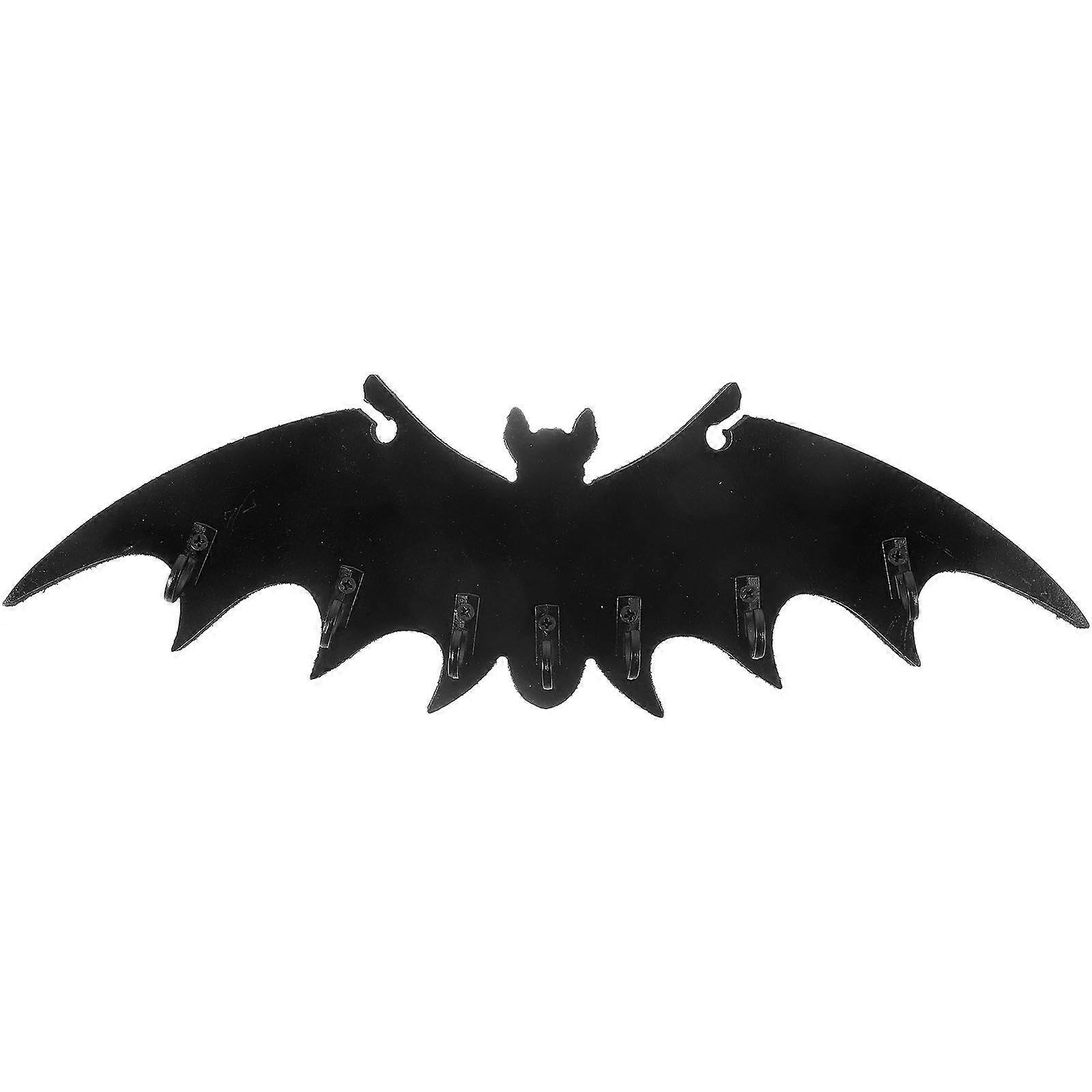 JOYHAPPST Wall Hook Decorative Gothic Bat Hook Halloween Wall Hook Versatile Keys Hat Coat Hook
