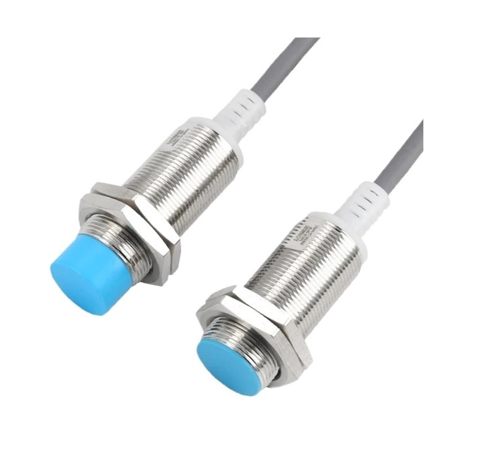 LM18 Inductive Proximity Sensor Metal Detection Approach Switch IP68 1500H 6mm/10mm/8mm/5mm Distance NPN DC12/24V((flush),8MM,PNP NC)