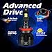 Hikari VisionPlus H4/9003 LED Bulbs,15000LM,Dual Beam,30W TOP XHP50.2 LED Equivalent to 100W Ordinary LED,HB2 High Lumens LED Kit, 6000K Cool White,IP68 Waterproof,6000K Halogen Upgrade Replacement