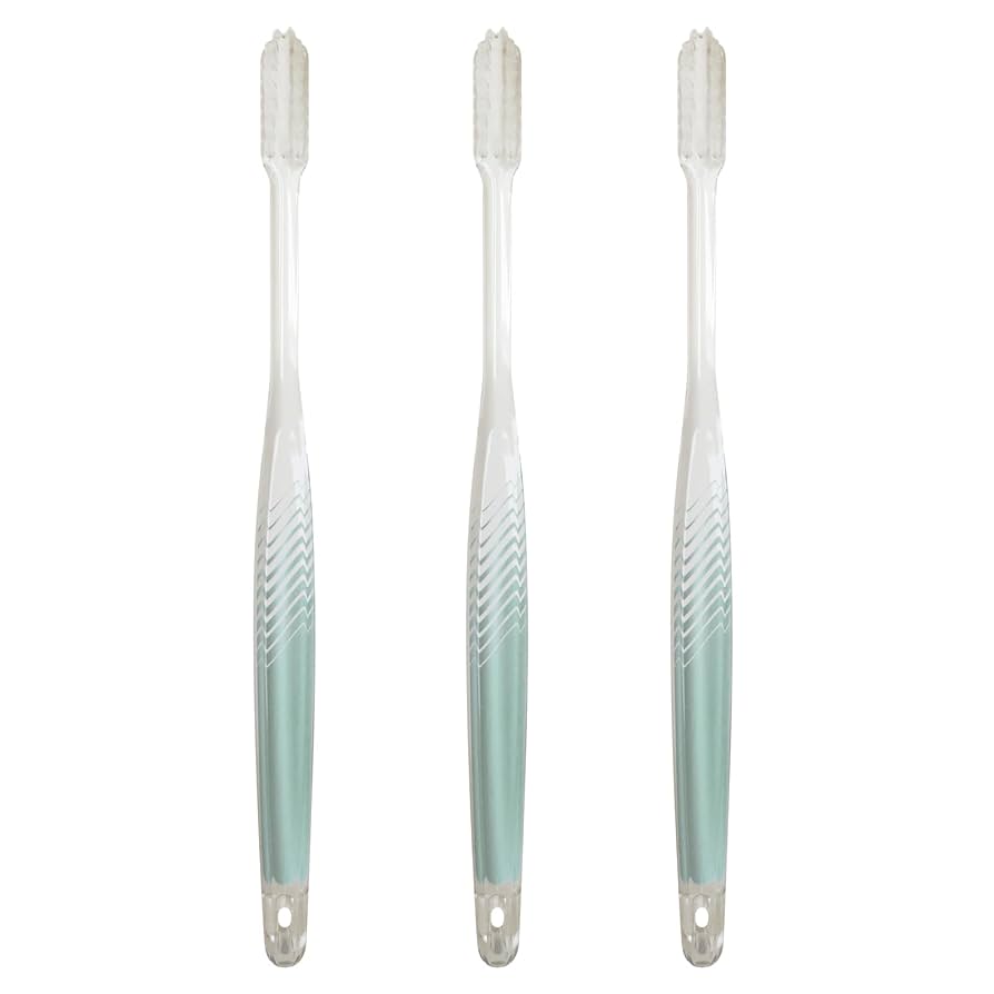 奇跡の歯ブラシ 18本 大人用 楽天市場】奇跡の歯ブラシ 3本セット クリアブラック クリア