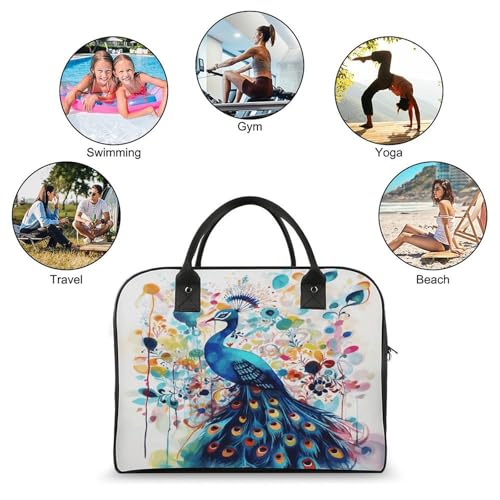 Maletín ligero unisex para laptop en color Peacock miniatura 4