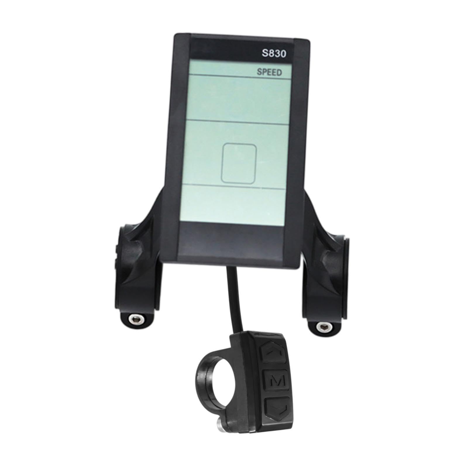 Vaveren E Bike Computer Cycling Computer Multifunctional Control Panel Outdoor Modification Tool LCD Display Meter E Bicycle Odometer, Waterproof Interface