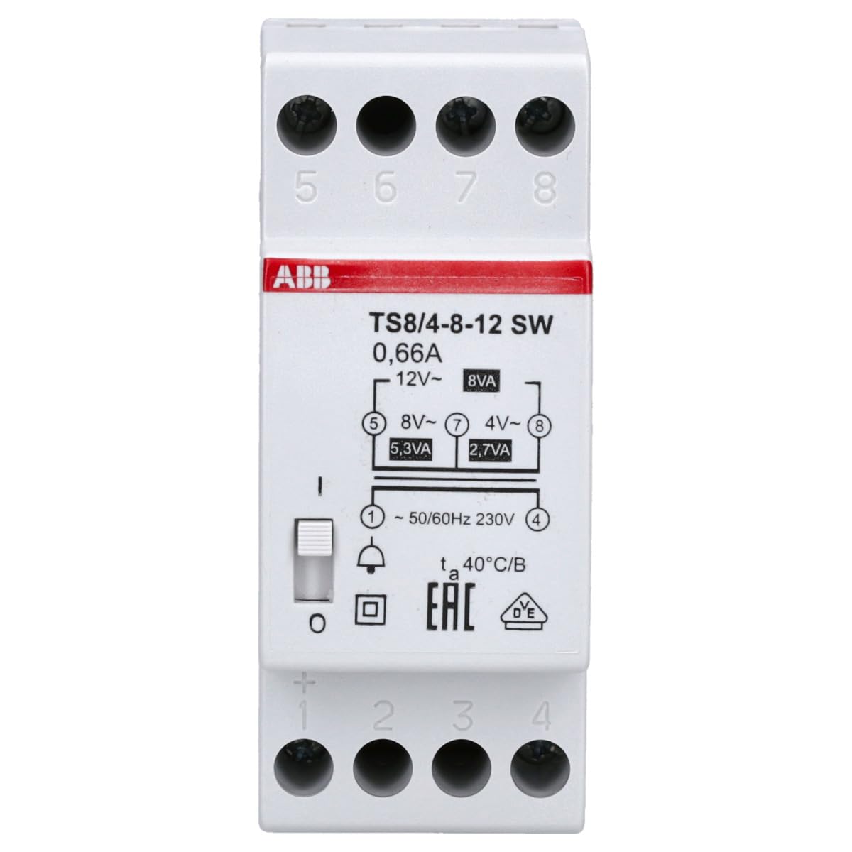 TRM C 15/12 Trasformatori Modulari Per Campanelli, Potenza 15 VA, 2 - Foto 2