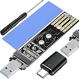 ✅[Système de support] : compatible avec plusieurs systèmes d'exploitation Windows 7/8/10/pour Mac OS/Linux. Prise en charge du remplacement à chaud, plug and play, pas besoin d'installer de pilotes. Jusqu'à 4 To de SSD peuvent être installés.
