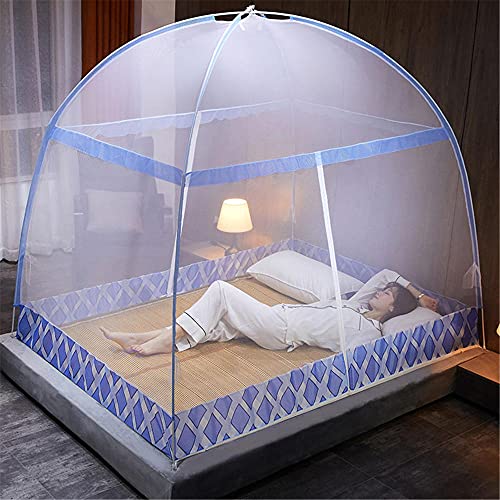 Mosquitera para Cama, portátil, Plegable, de Malla Fina, para Tienda de campaña, 120 x 200 cm
