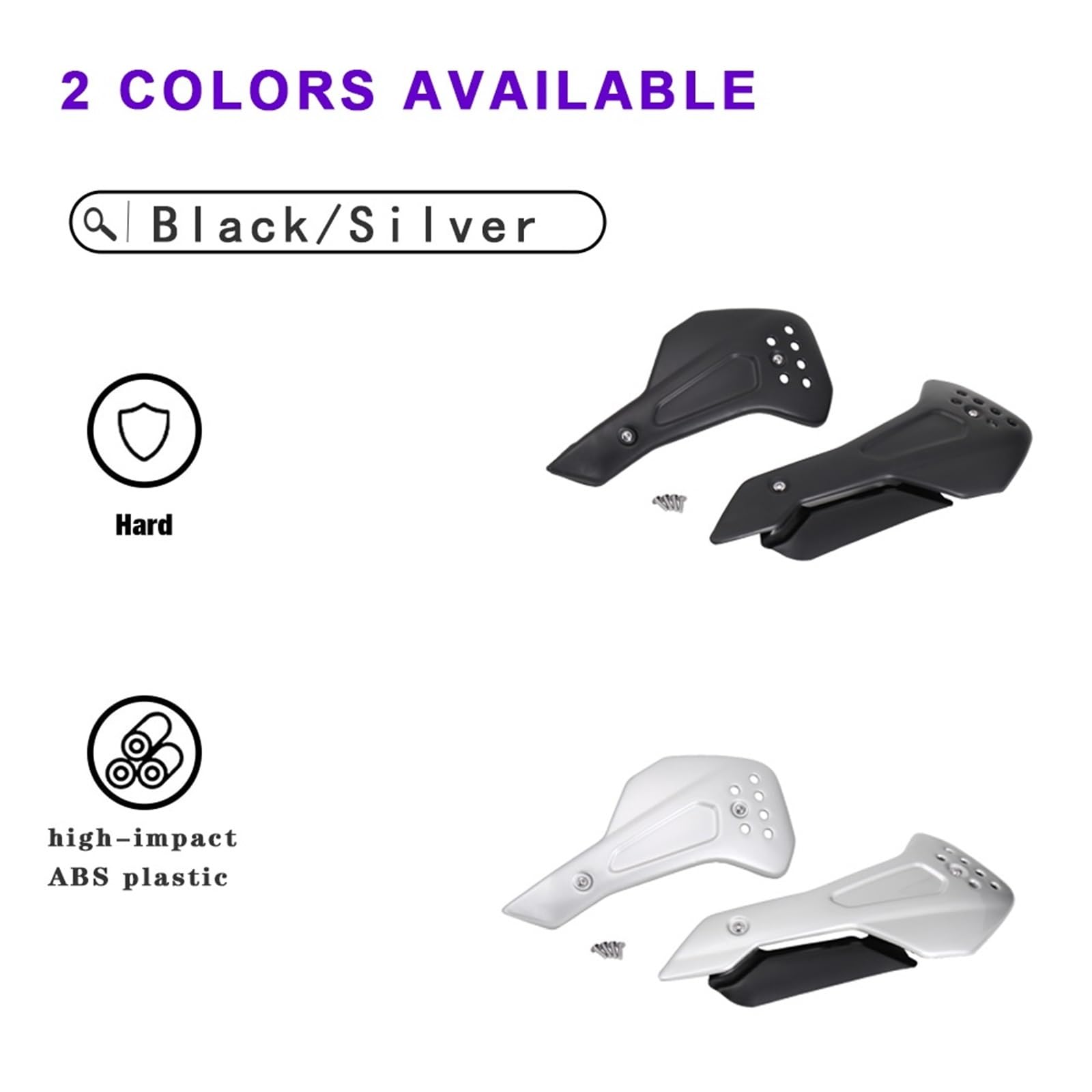 Carenado Protector de alerón Inferior del Motor para Motocicleta Trident 660 2021-2022 Deflector Aire Moto Carenado Deflector de Viento(Frosted Black)