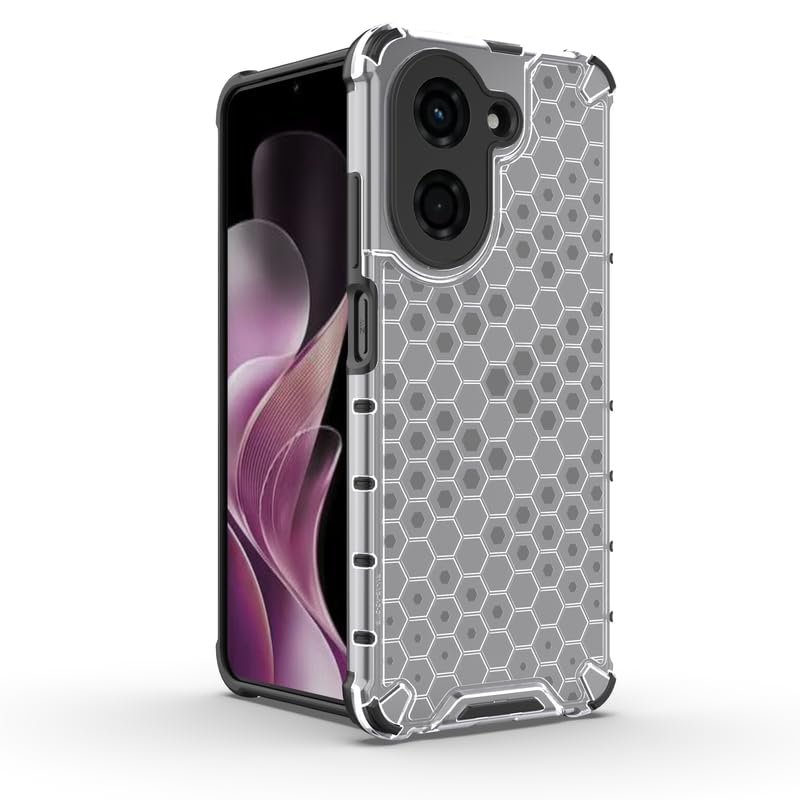 Image of Plastic Bumper Back Case Cover for Redmi A5 / Poco C71 (Transparent)