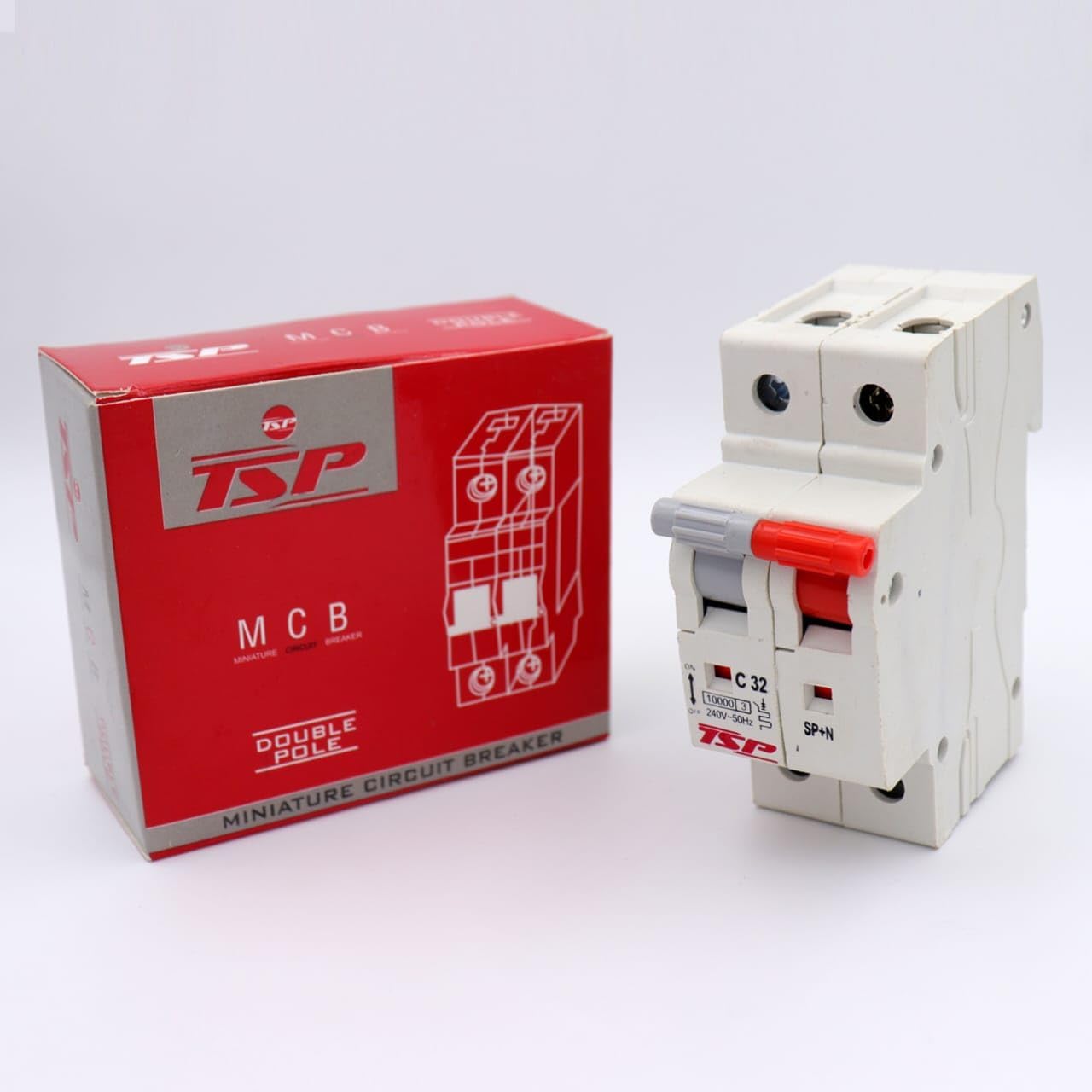 WINGWON Electric ACT 9 32A 2 Pole MCB Miniature Circuit Breaker (Multicolour, ACT 9 'C' CURVE) 25
