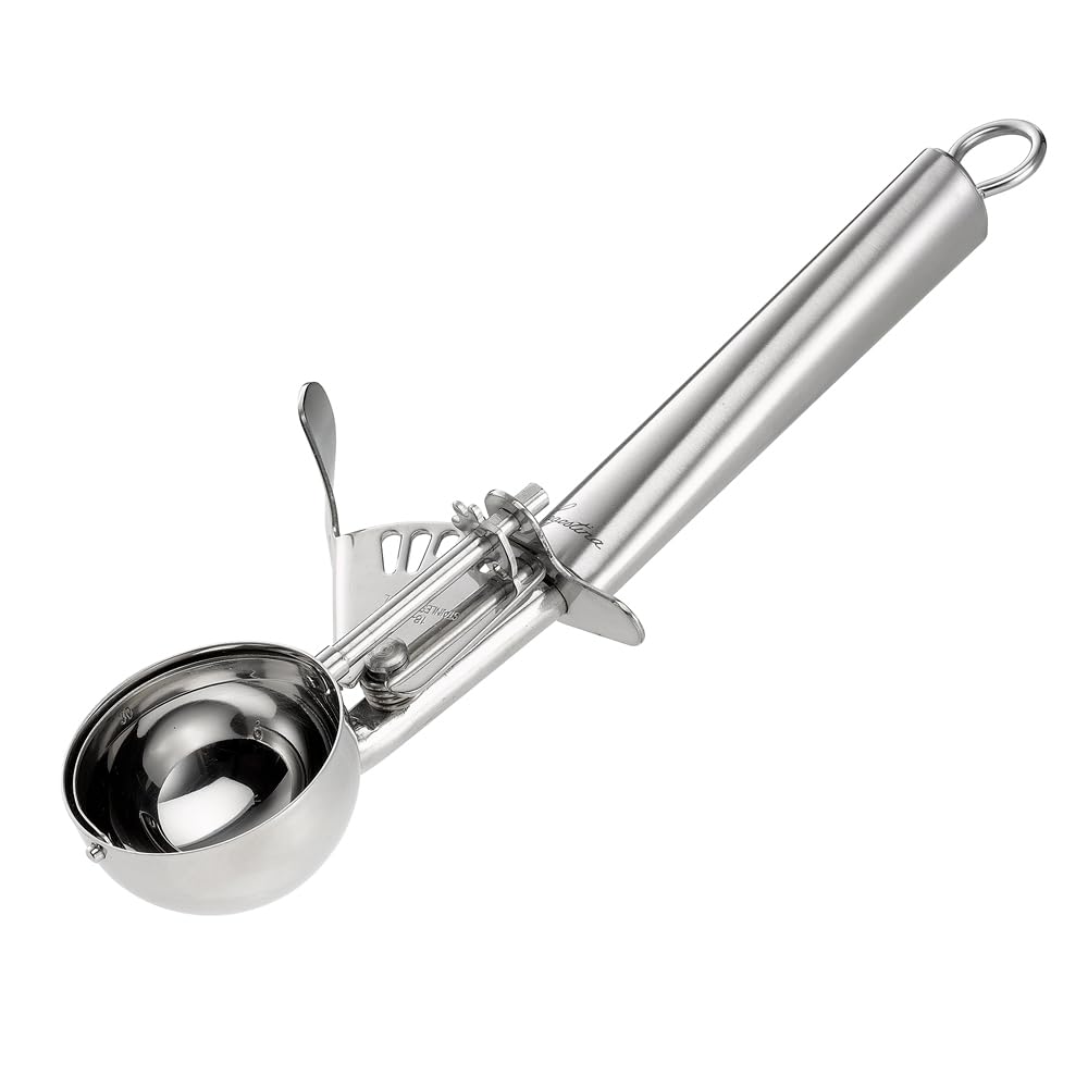 Lagostina I Cucinieri Porzionatore Gelato Automatico, Acciaio Inox 18/10, 23 cm