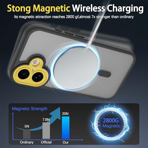 PinLiSheng Magnetic for iPhone 16 Case Black - image 5