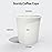 Dealusy 100 Count 4 oz Coffee Cups, Leak-Free Food Safe Paper Cups 4 oz, Disposable 4oz White Paper Cups for Cold and Hot Drinks