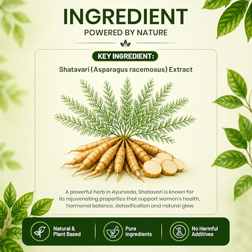 Image of Pure Nutrition Shatavari Tablets | Shatavari Organic Tablets | Herbal Lactation Supplement for Breastfeeding for Women Wellness, Hormonal Balance & Daily Vitality Support | Ayurvedic Formula - 250mg 90 Tabs