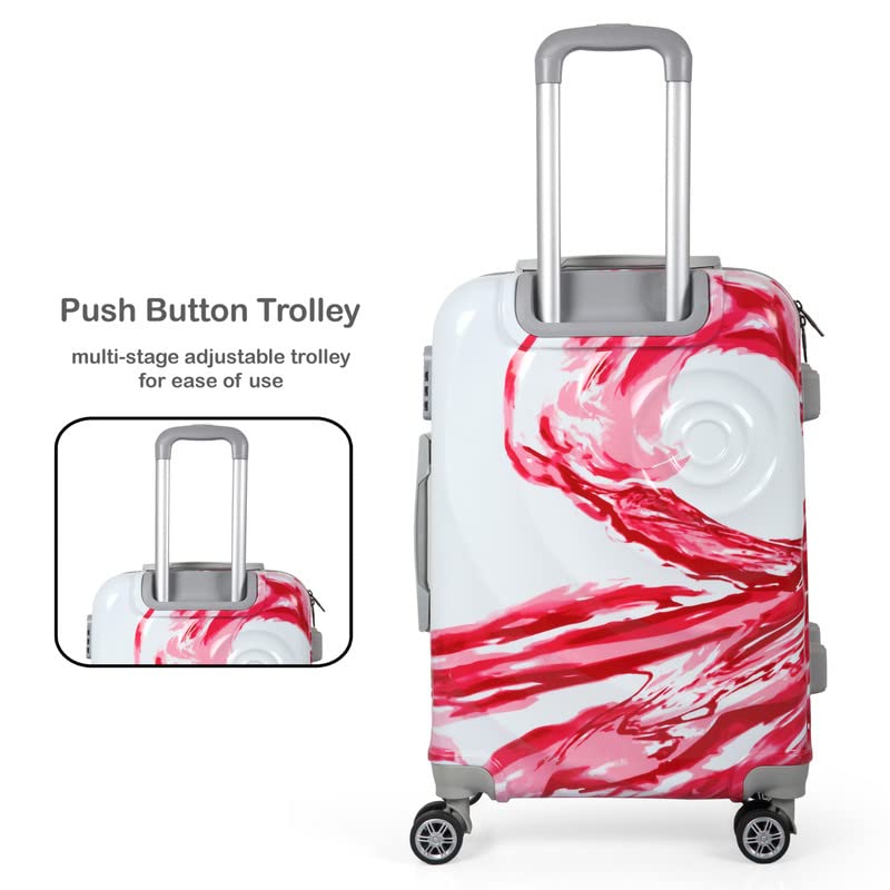 Image of Polo Class 2Pc Trolley Bag Set (24 /28 inch) - Red