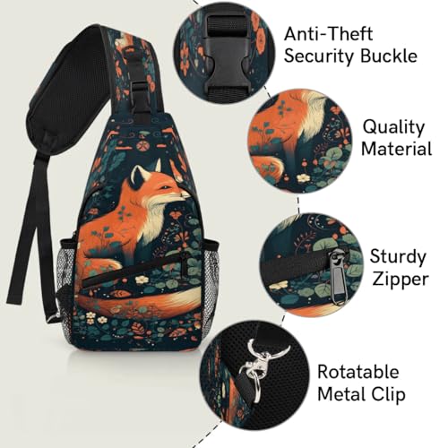 Bolso cruzado unisex para viaje y senderismo miniatura 3