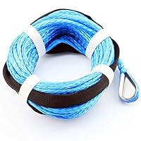Algopix Similar Product 4 - Blue Dyneema Synthetic Winch Rope Cable